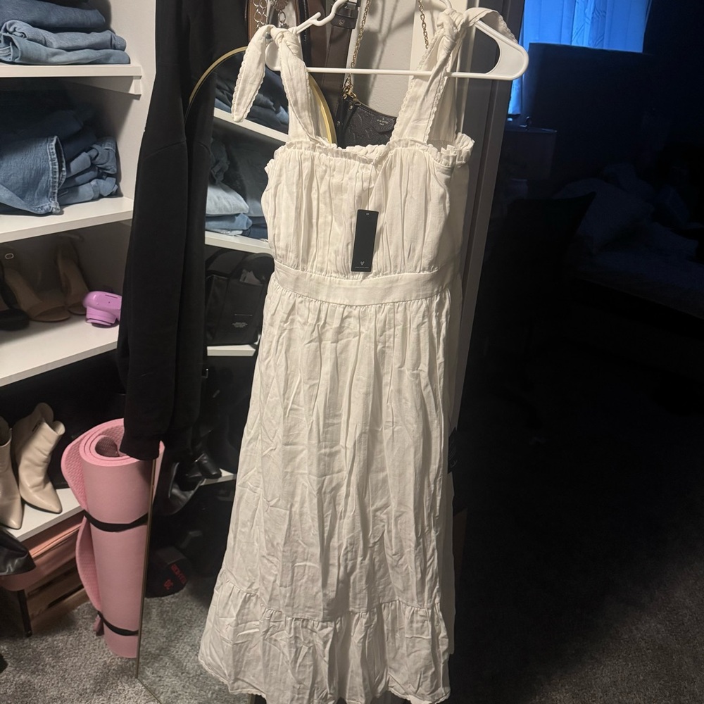 White long dress